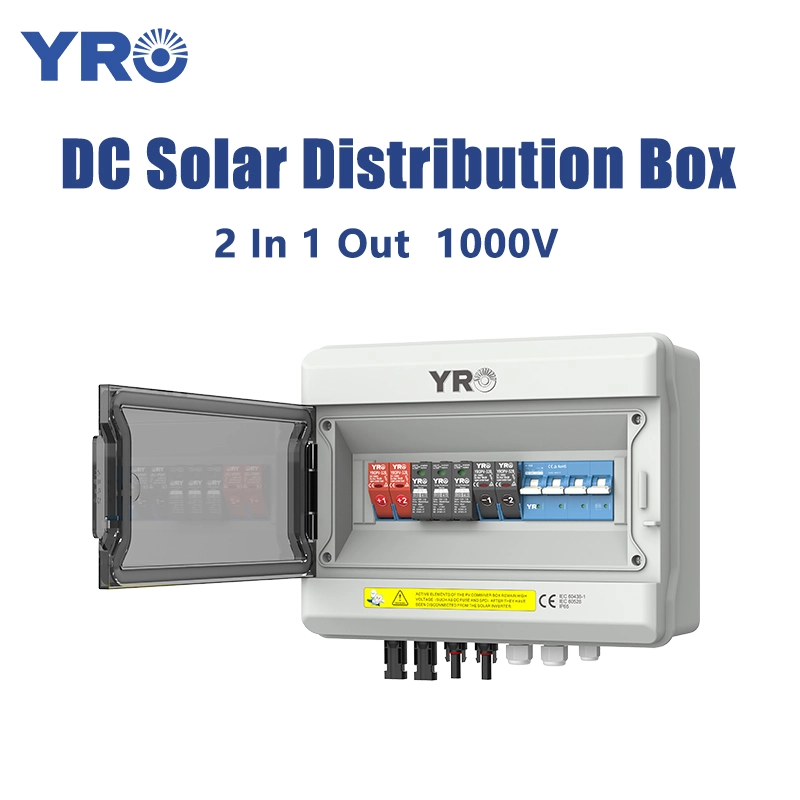 2 en 1 OUT 1000V DC Solar Distribution Box