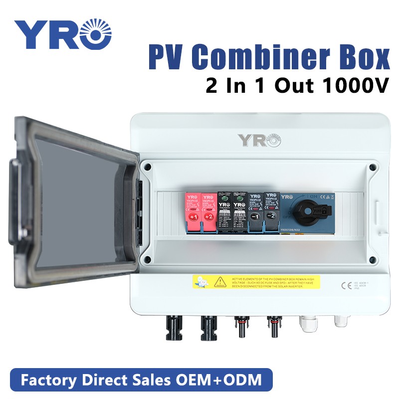 2 en 1 out 1000V DC con interruptor de desconexión
