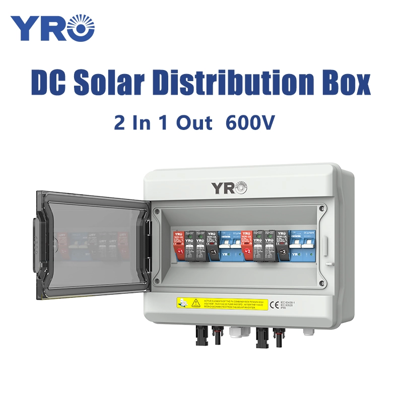 2 en 1 Fuera de 600V Caja de distribución solar