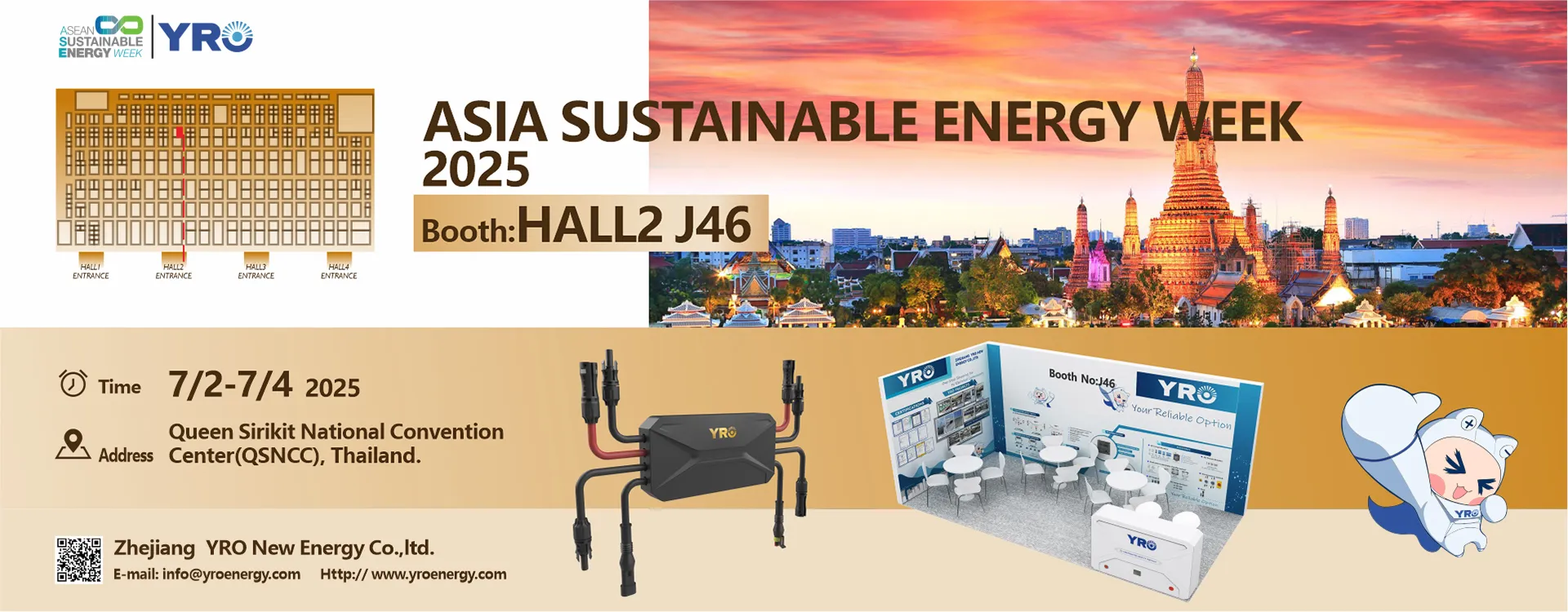 Reunirse en la exposición en Tailandia el 2 de julio