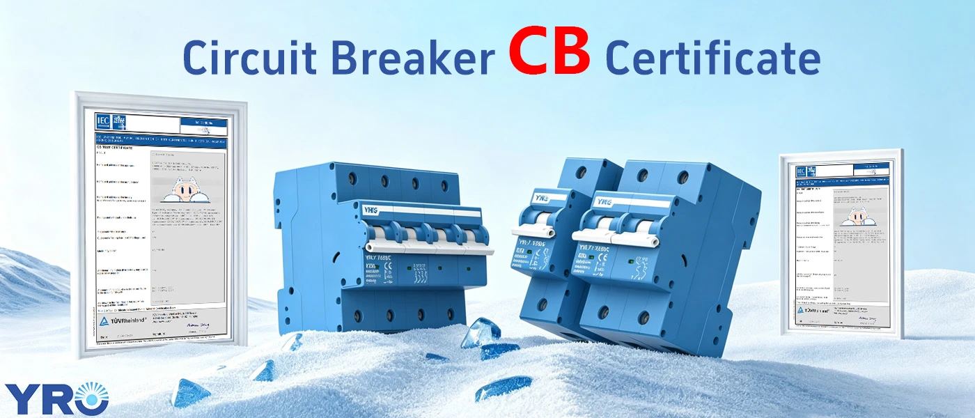 Los disyuntores en miniatura YRO reciben la certificación TUV CB, lo que respalda aplicaciones del mercado global