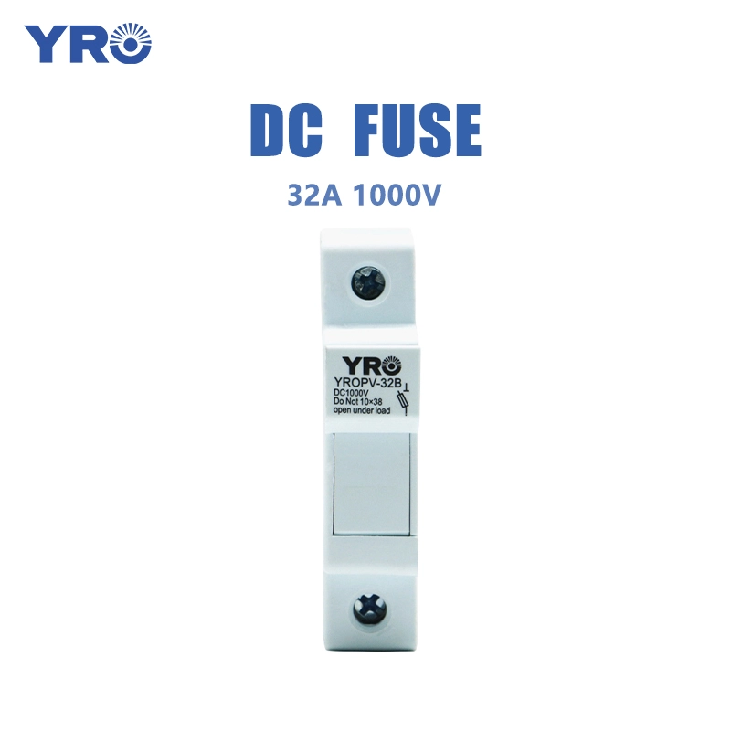 Solteros de fusibles DC 32A 1000V sin luz indicadora