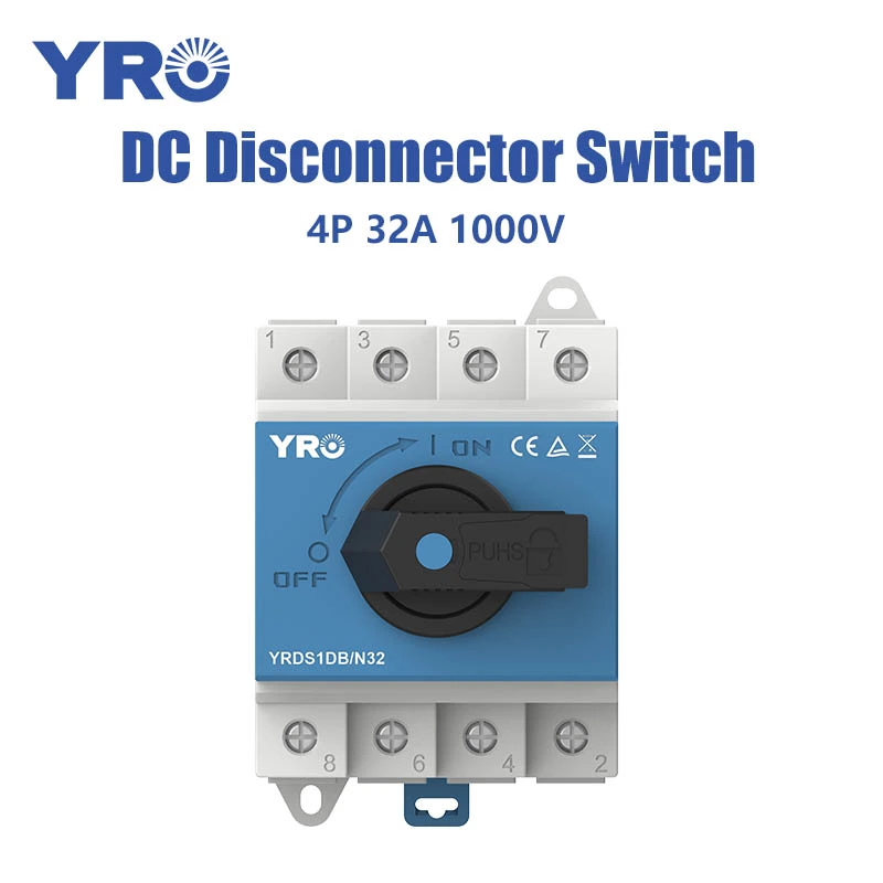 Interruptor 4P 32A 1000V DC Blue Desconnector