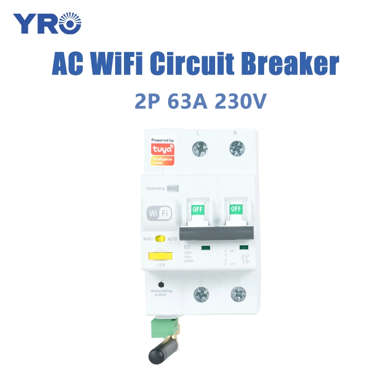 63A 2P 230V Circuito de CA Wifi